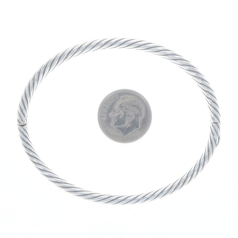 David Yurman Sculpted Cable Bangle Bracelet 6 1/2
