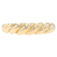 David Yurman Sculpted Cable Dome Band - Yellow Gold 18k SZ 7 Ring