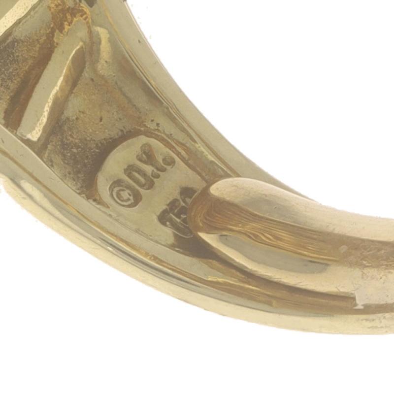 David Yurman Sculpted Cable Dome Statement Band Yellow Gold 18k Ring For Sale 2