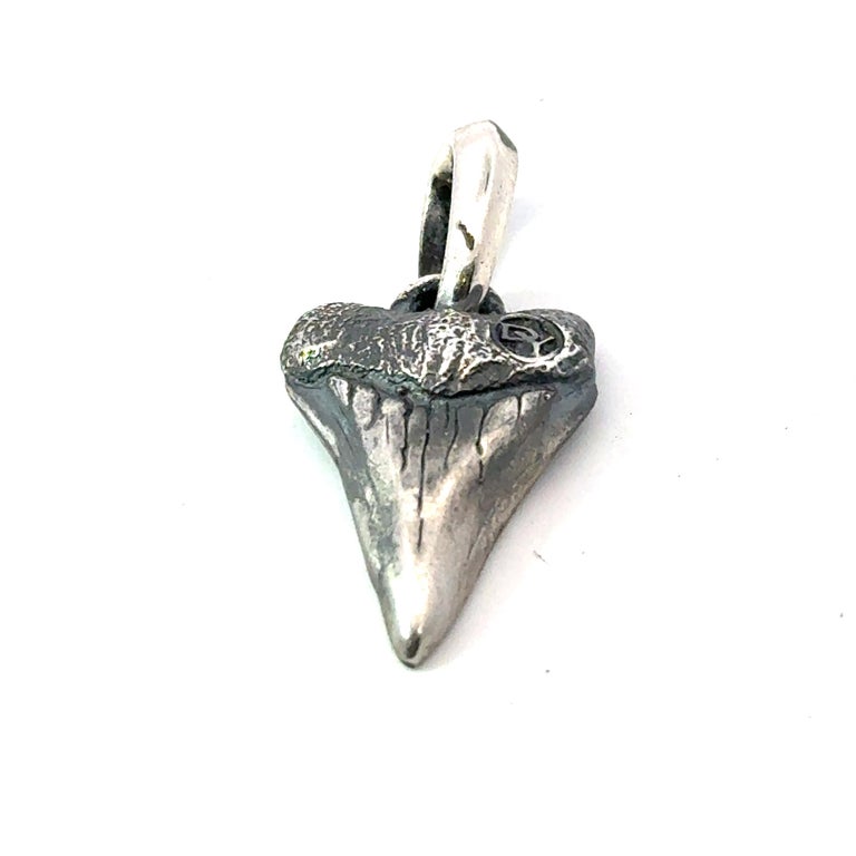 David Yurman Sharktooth Amulet Sterling Silver Estate