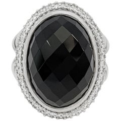 David Yurman Signature Oval Collection Black Onyx/Diamond