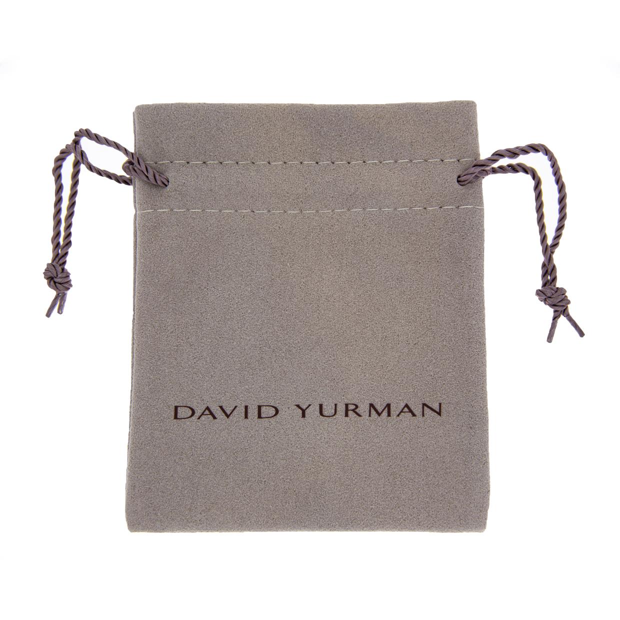Cushion Cut David Yurman Silver 0.30 Carat Cushion Smoky Quartz & Diamond Unique Ladies Ring