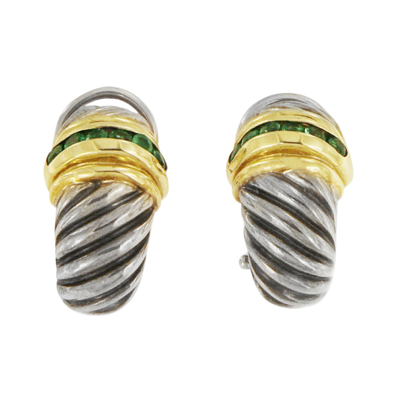 David Yurman 18 Karat Gold Shrimp Earrings at 1stDibs | david yurman ...
