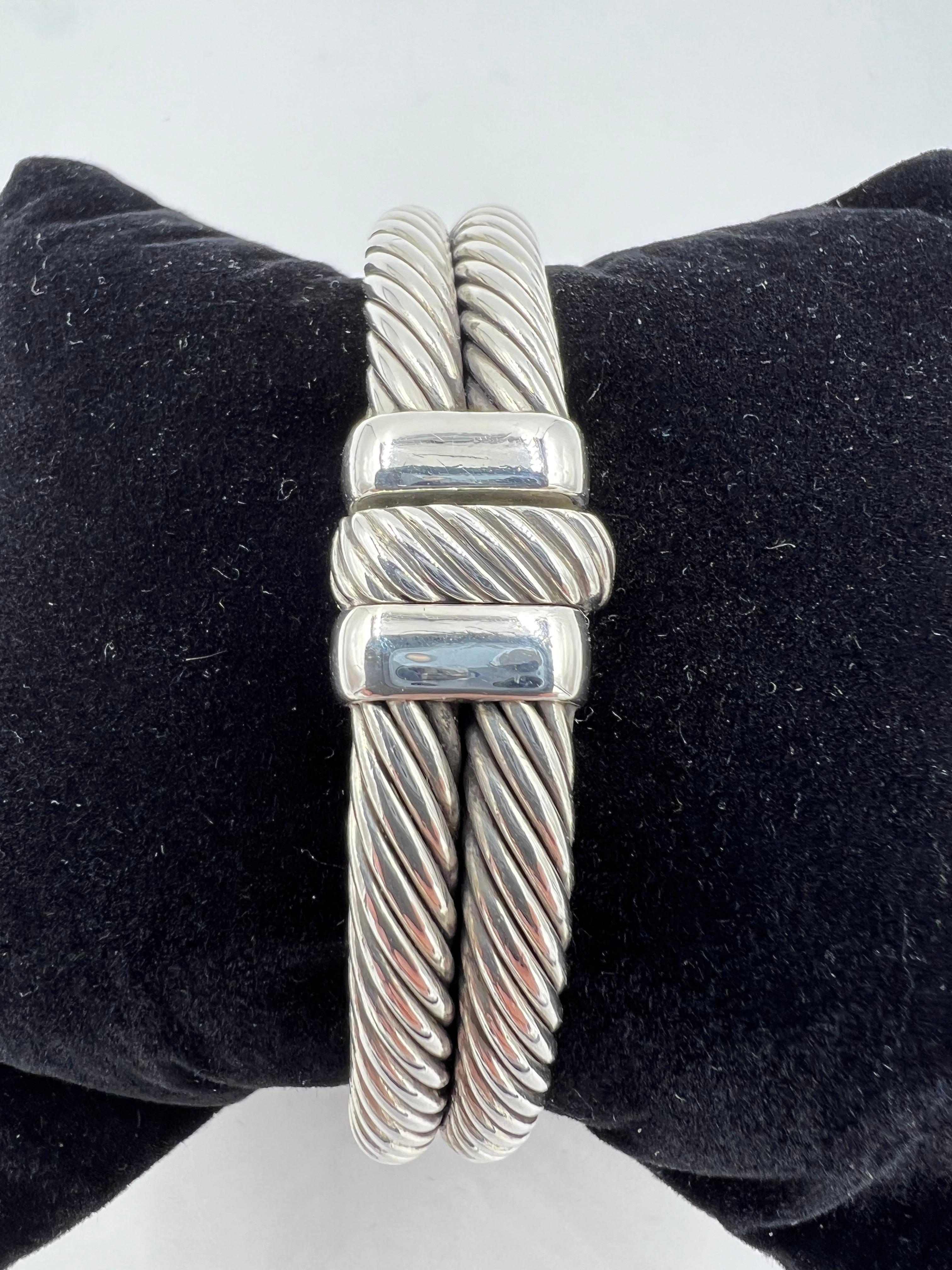 Femenino o masculino Reloj de pulsera David Yurman de oro plateado