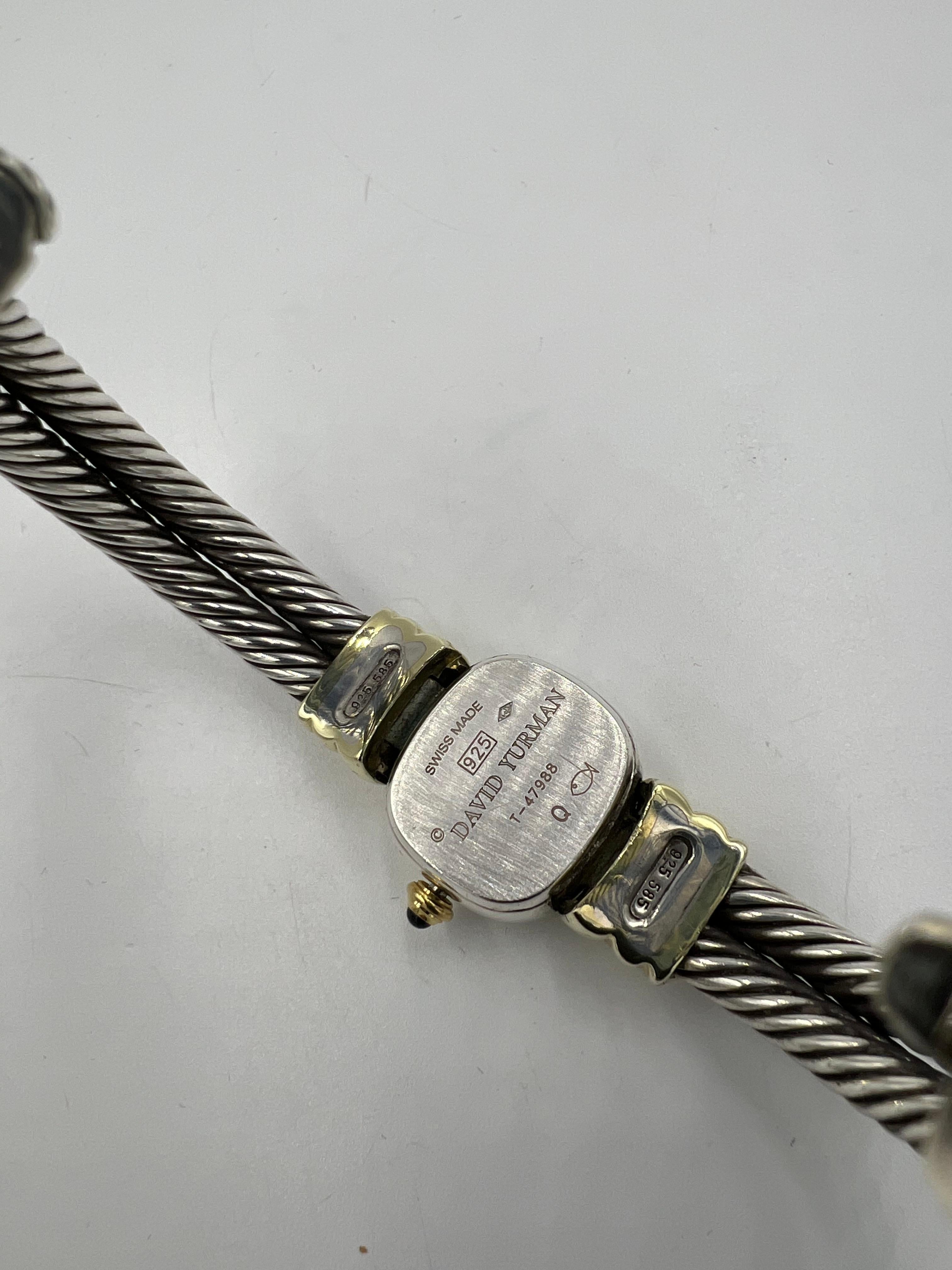 Reloj de pulsera David Yurman de oro plateado 2
