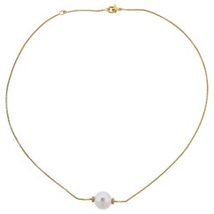 David Yurman Solari South Sea Pearl Gold Diamond Necklace