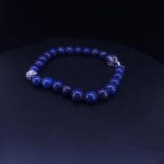 David Yurman Spiritual Beaded Bracelet for Men LAPIS LAZULI and Wave Bead