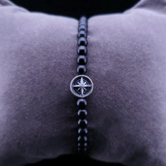 David Yurman Spiritual Beads Compass Bracelet in Black Onyx at Nordstrom