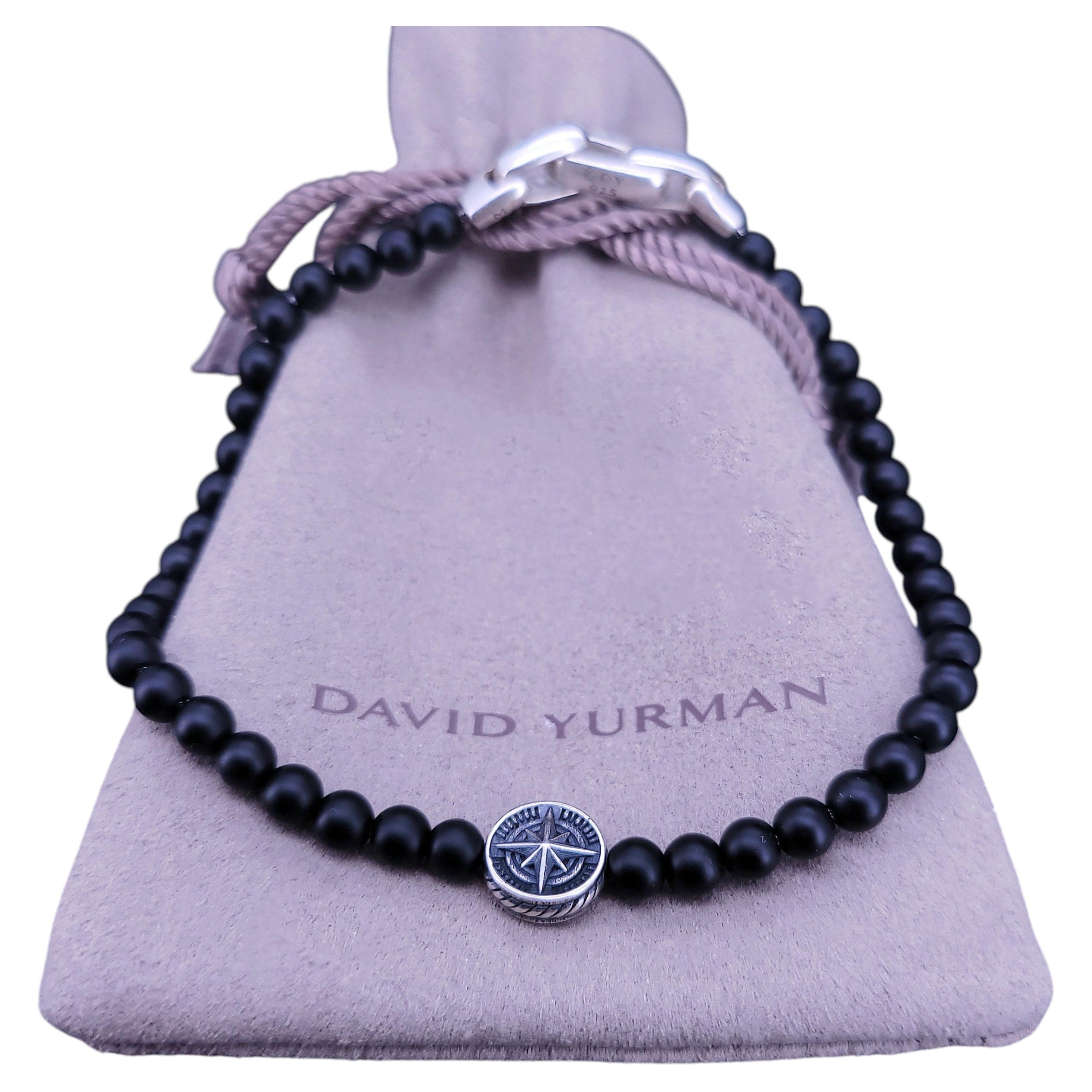 David Yurman Spiritual Beads Compass Bracelet in Black Onyx at Nordstrom For Sale