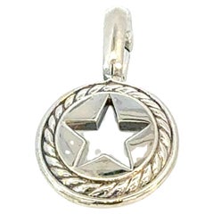 David Yurman Star Amulet Pendant Sterling Silver Estate