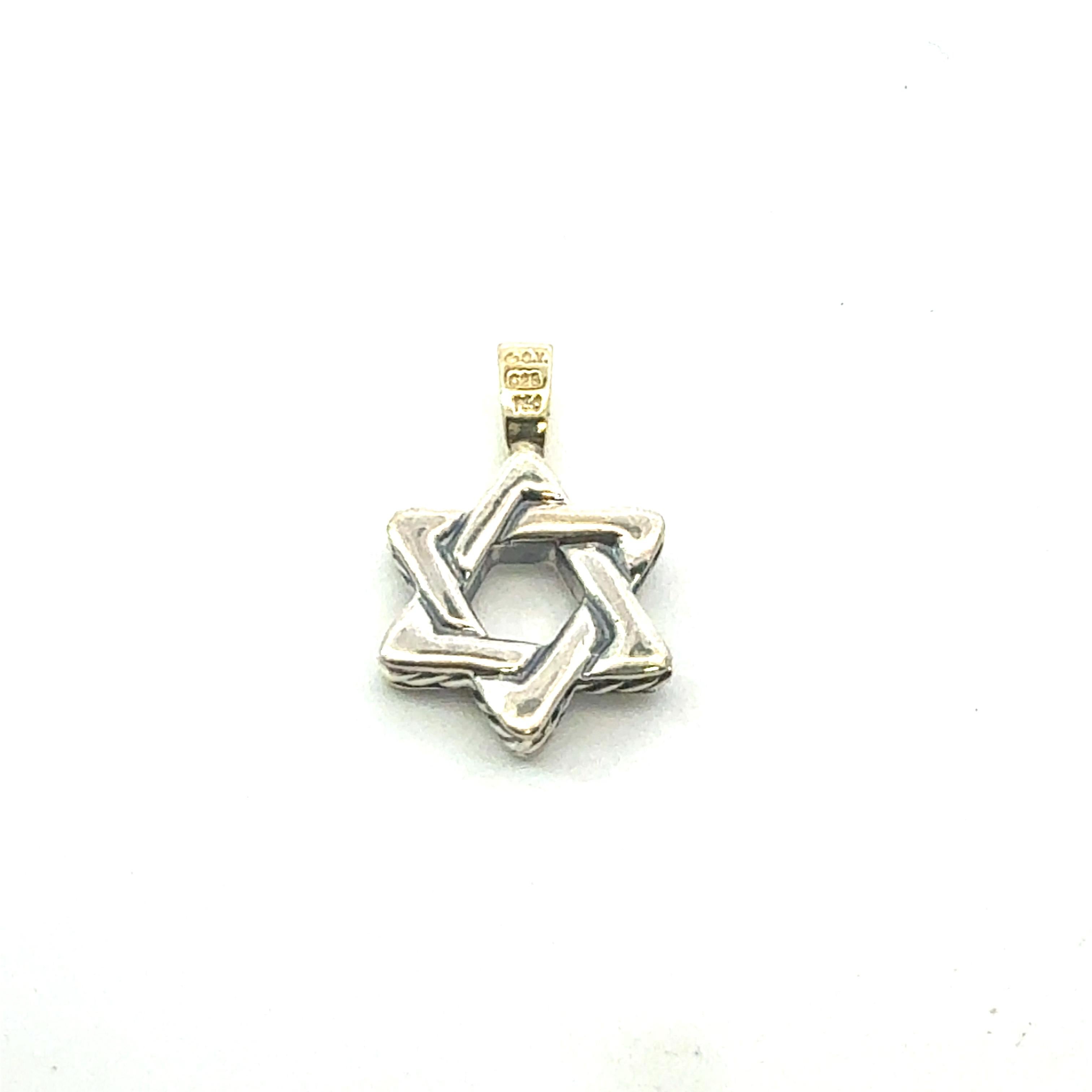 Authentic David Yurman Star Of David Amulet Pendant Sterling Silver Estate DY682

Retail: $595.00

TRUSTED SELLER SINCE 2002

PLEASE SEE OUR HUNDREDS OF POSITIVE FEEDBACKS FROM OUR CLIENTS!!

FREE SHIPPING

This elegant Authentic David Yurman
