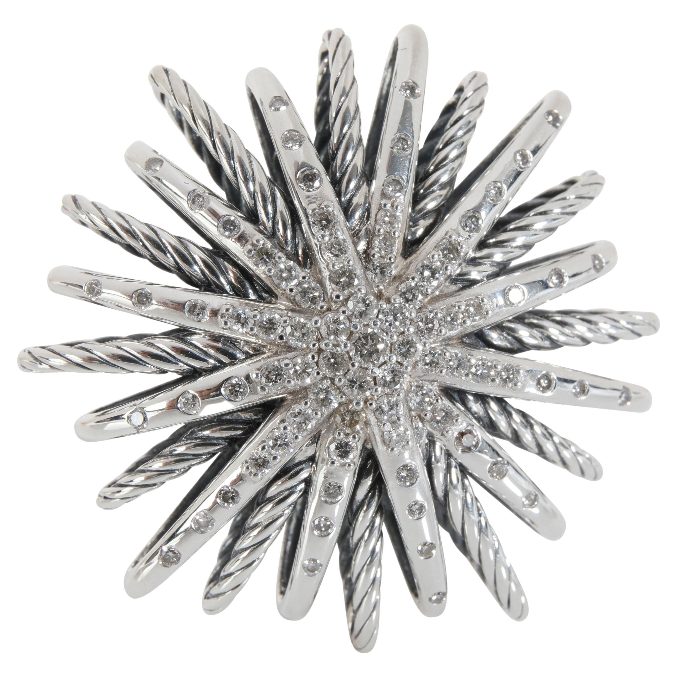 David Yurman Pendentif étoilé en argent sterling 0,85 carat