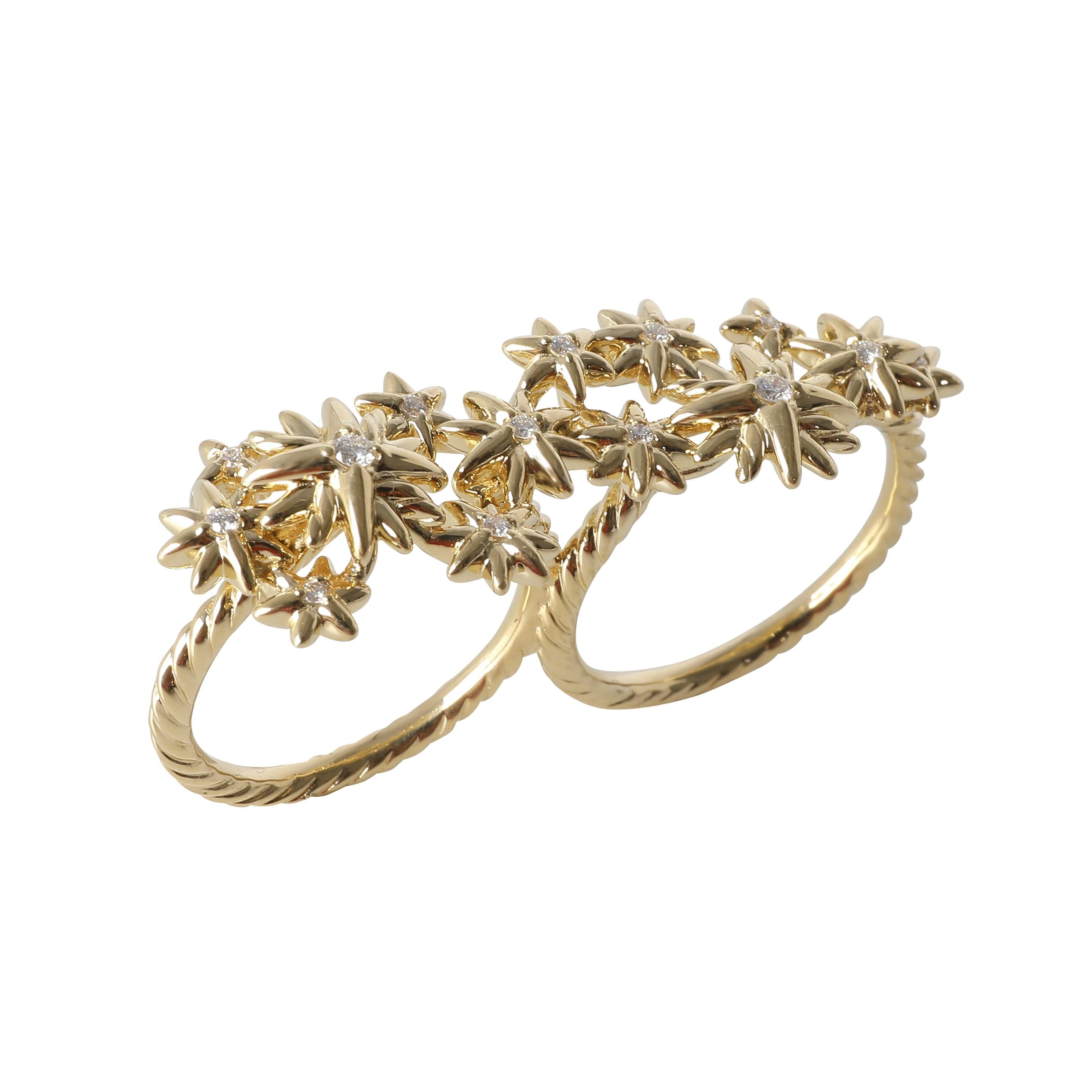 David Yurman Starburst Zwei Finger Ring in 18k Gelbgold 1/5 CTW

PRIMÄRE DETAILS
SKU: 140434
Auflistung Titel: David Yurman Starburst Zwei Finger Ring in 18k Gelbgold 0,25 CTW
Beschreibung des Zustands: Die David Yurman Starburst Kollektion ist eine