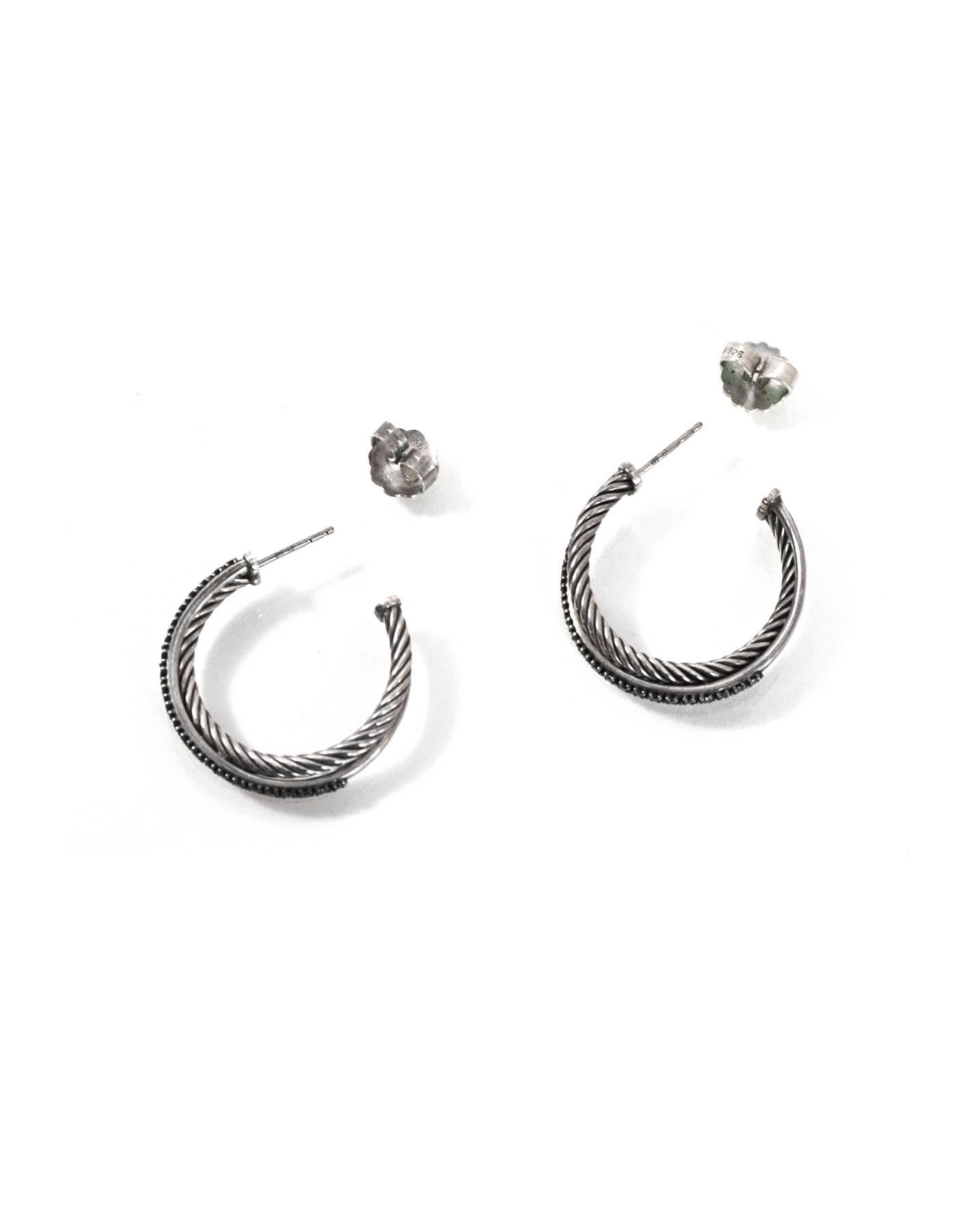 david yurman black diamond earrings