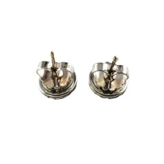 David Yurman Sterling/14 Karat Yellow Gold and Peridot Cookie Stud Earrings