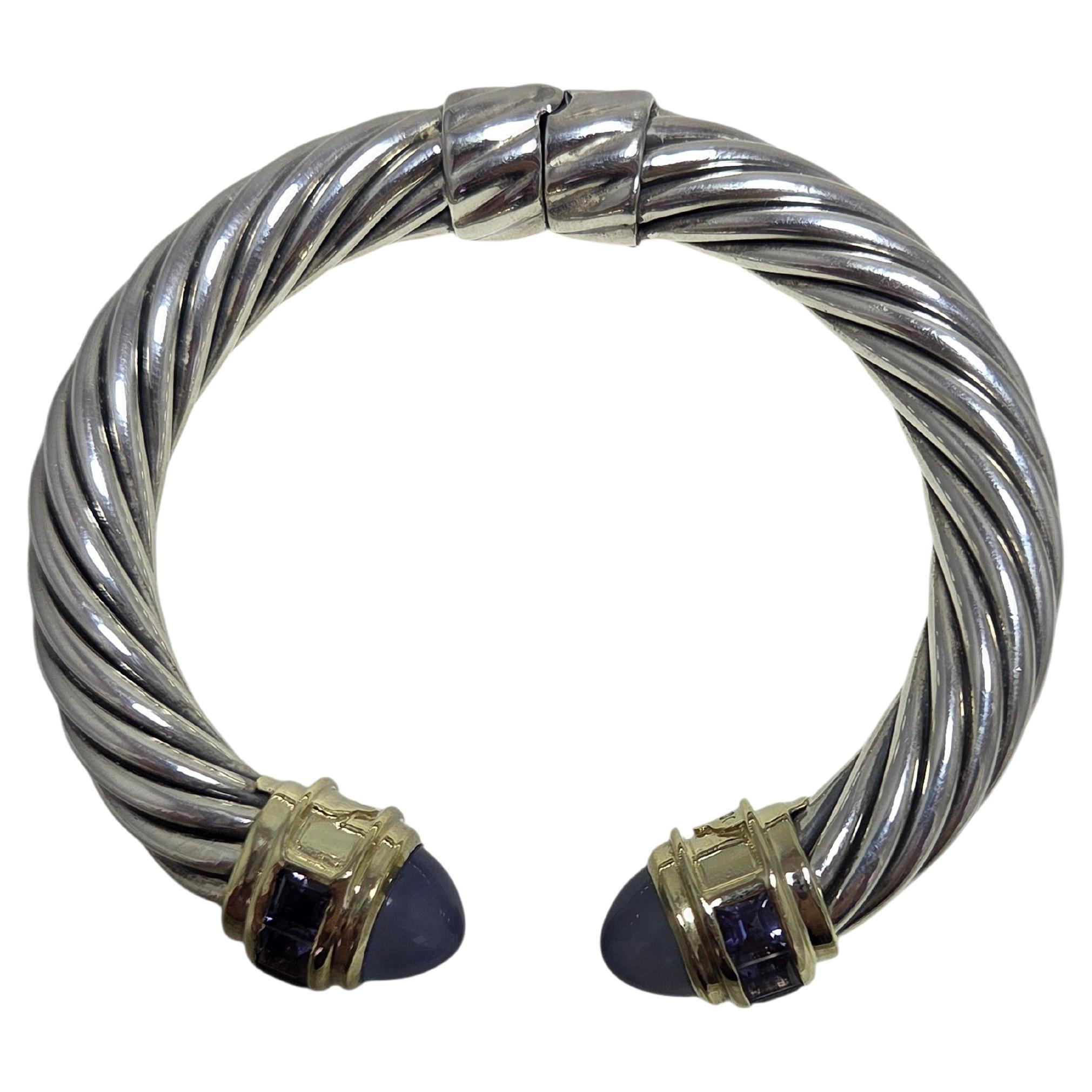David Yurman Pulsera renacentista de oro amarillo de 14 quilates #24109