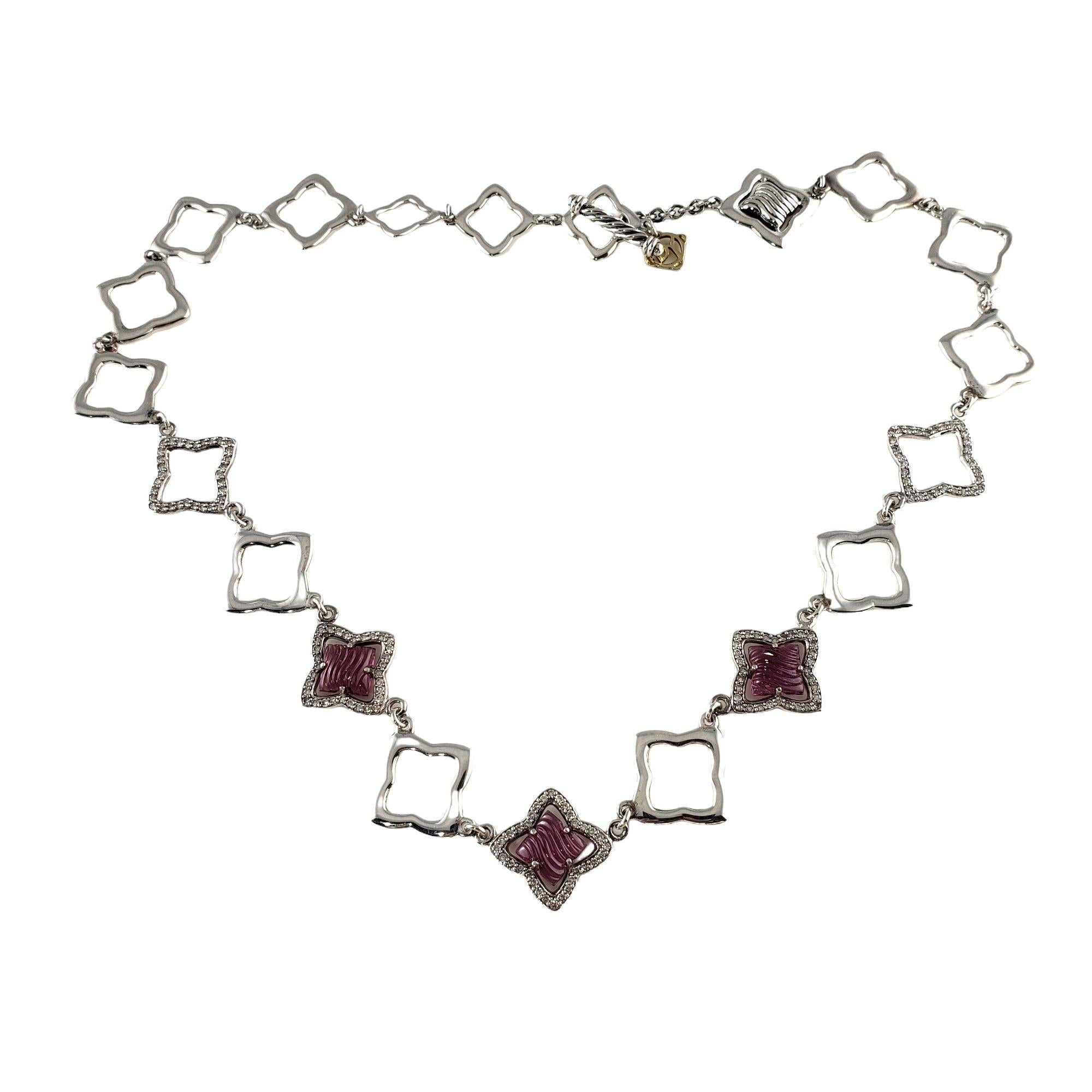 david yurman pink tourmaline necklace