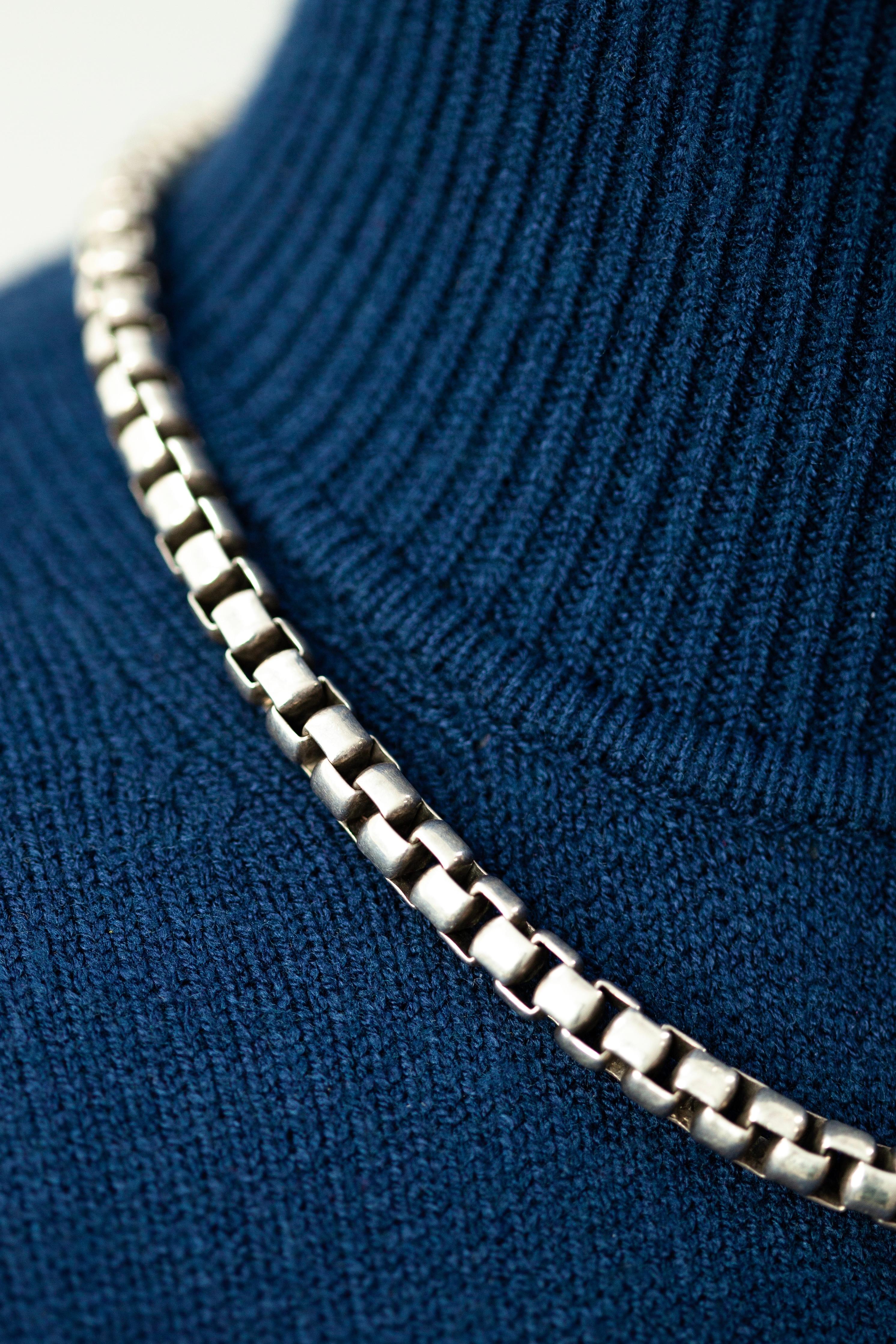 David Yurman Collana a catena in argento in vendita 4