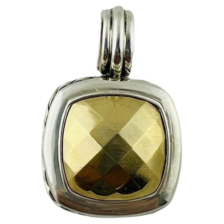 David Yurman Sterling Silver 1/4 18K Yellow Two Tone Albion Pendant ...