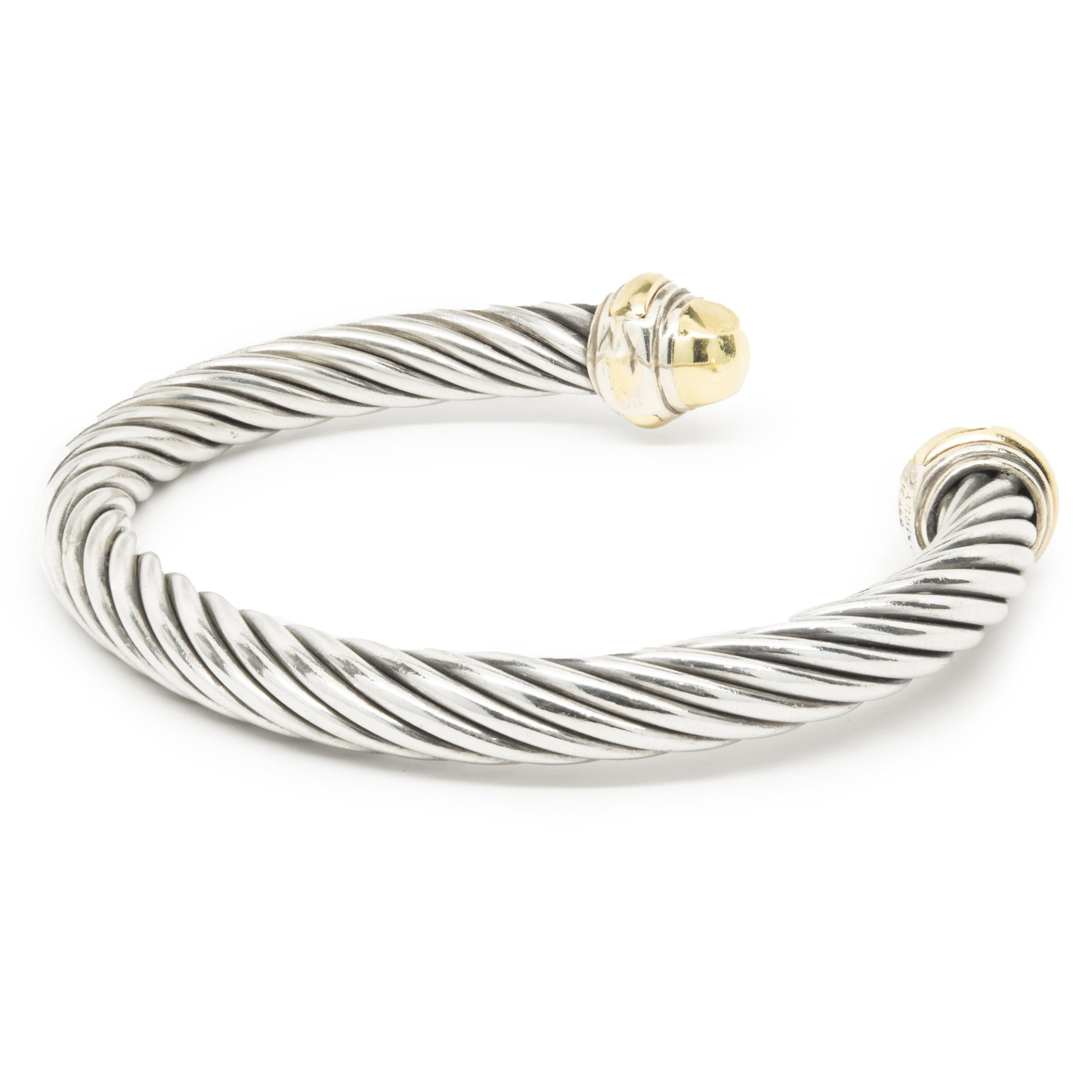 gold cable bracelet
