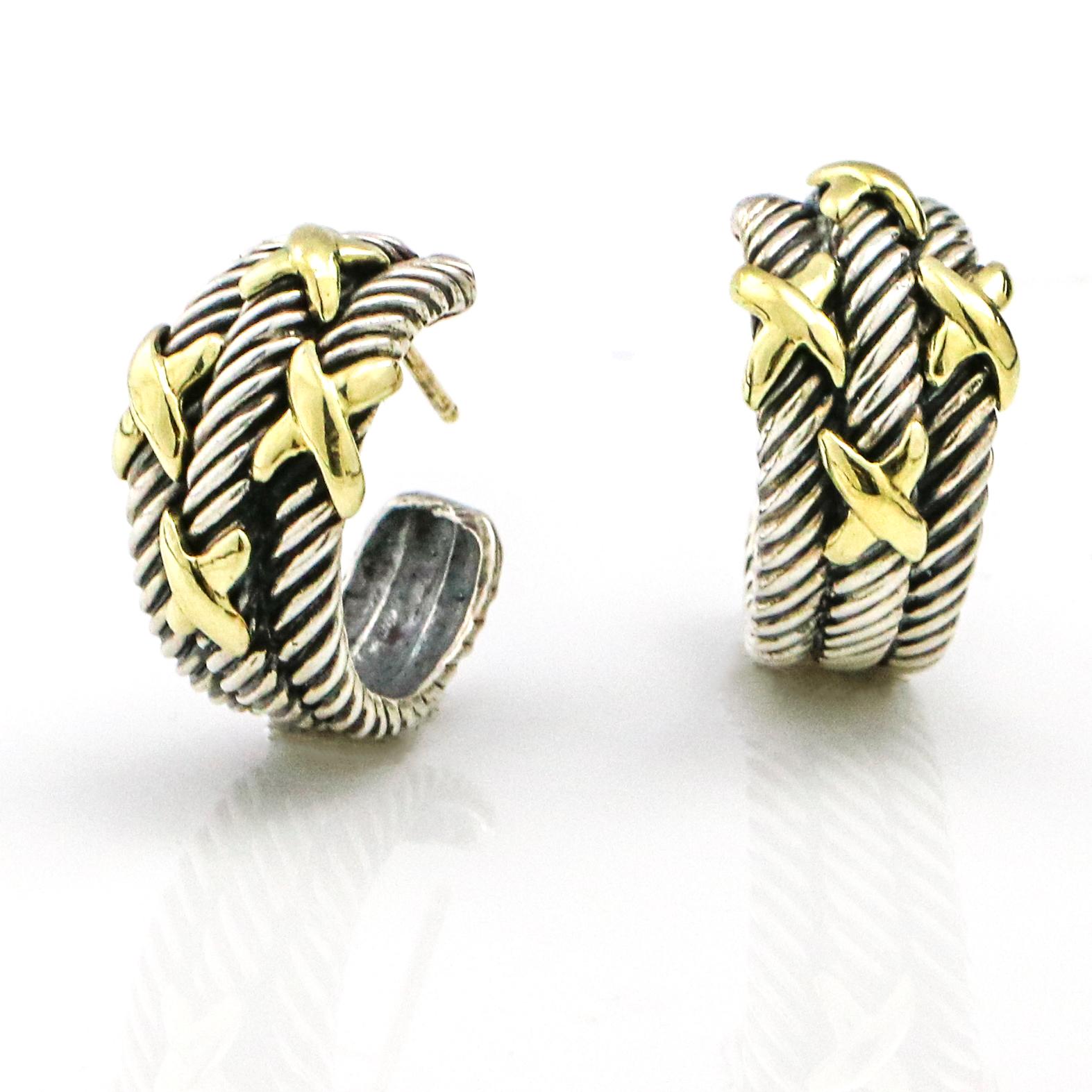 david yurman cable classics hoop earrings