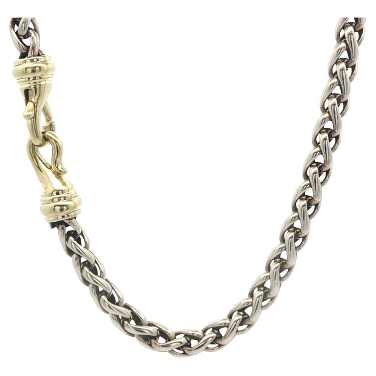 14K Oro Giallo Rotondo Grano Catena, Larghezza 1.2mm
