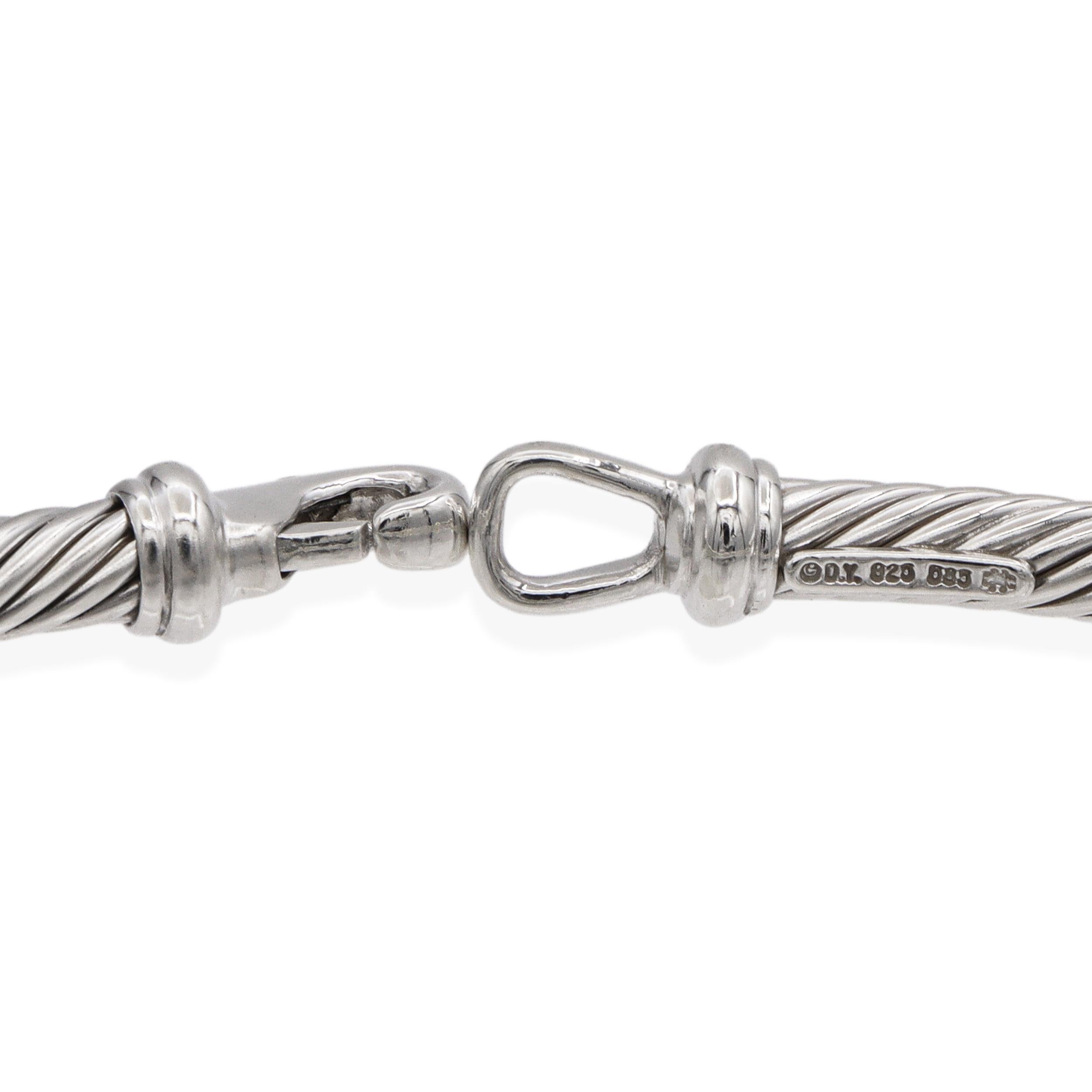 Donna David Yurman - Collana con cavo in argento 925 e oro giallo 14K in vendita