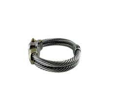David Yurman Sterling Silver 14K Yellow Gold Cable Ladies Watch #20310
