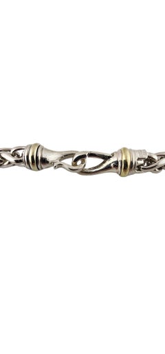 David Yurman Sterling Silver & 14K Yellow Gold Spiga Chain #22897
