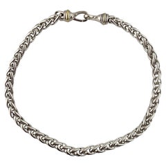 David Yurman Sterling Silver & 14K Yellow Gold Spiga Chain #22897