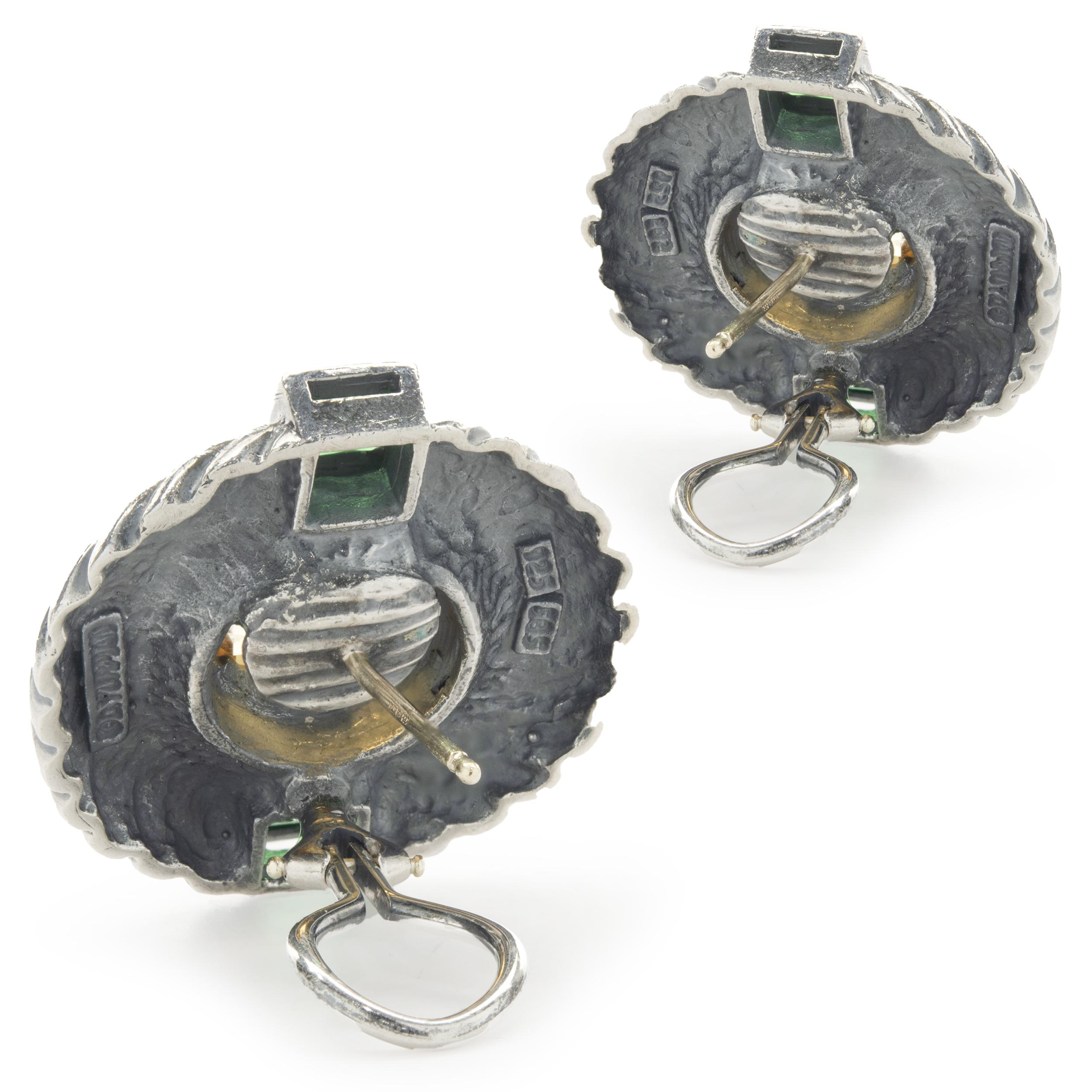 david yurman emerald earrings