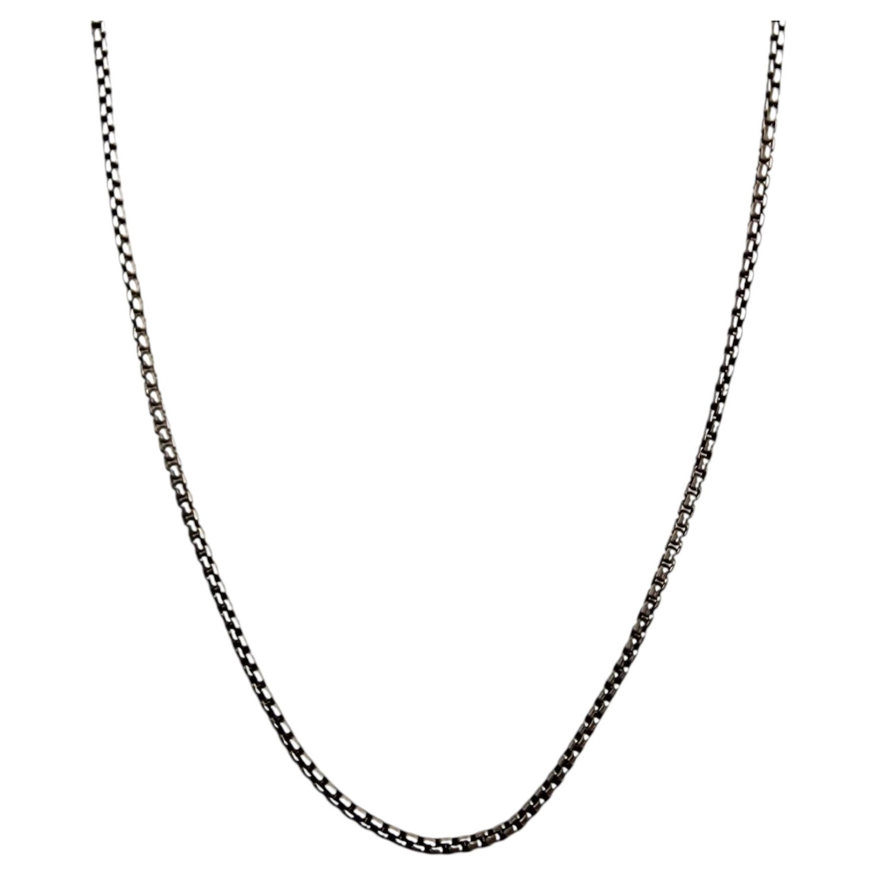 Collana David Yurman con catena regolabile in argento sterling da 1,7 mm, lunghezza 163/4" - 18", n. 25346