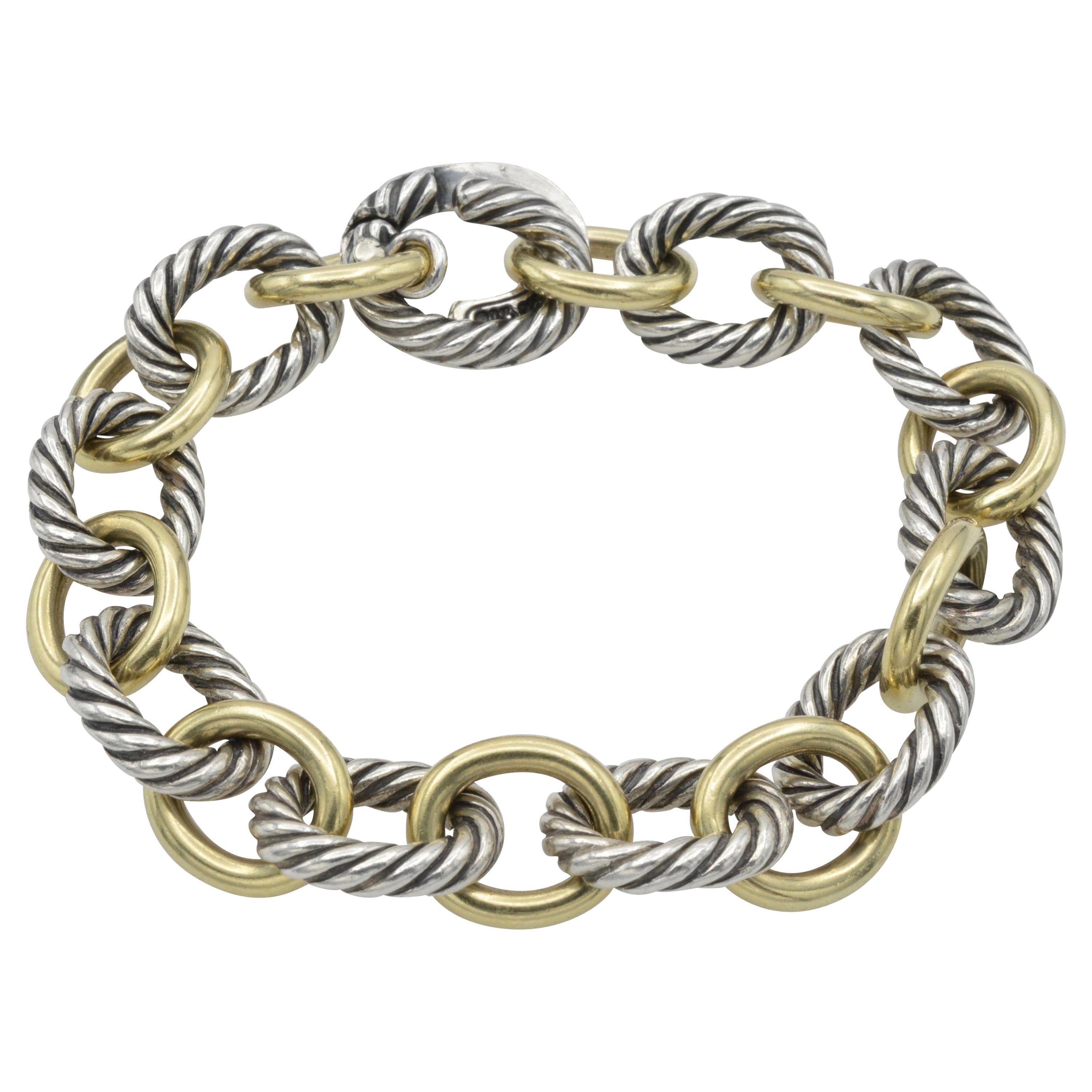 David Yurman Sterling Silver 18 Karat 
