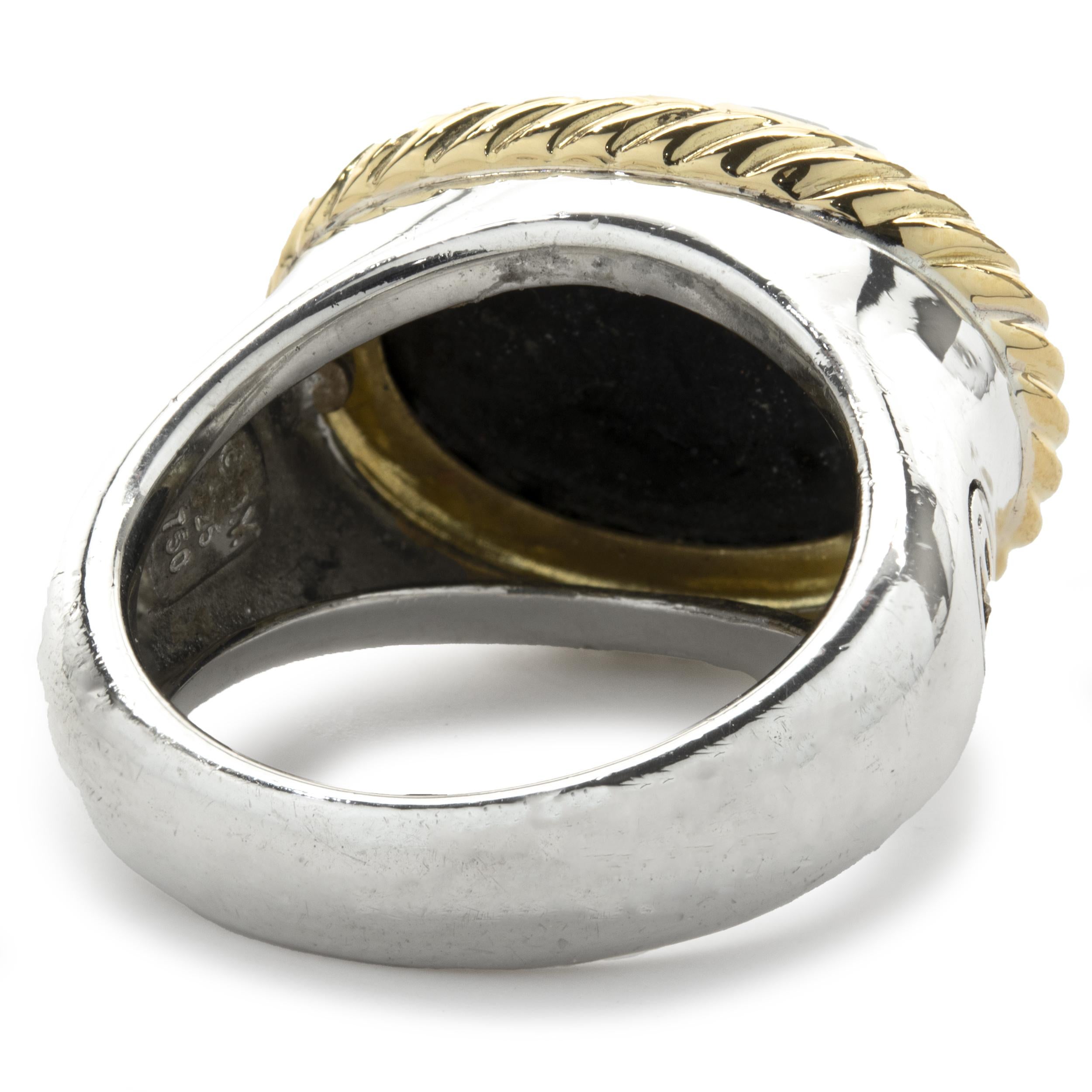 david yurman black stone ring