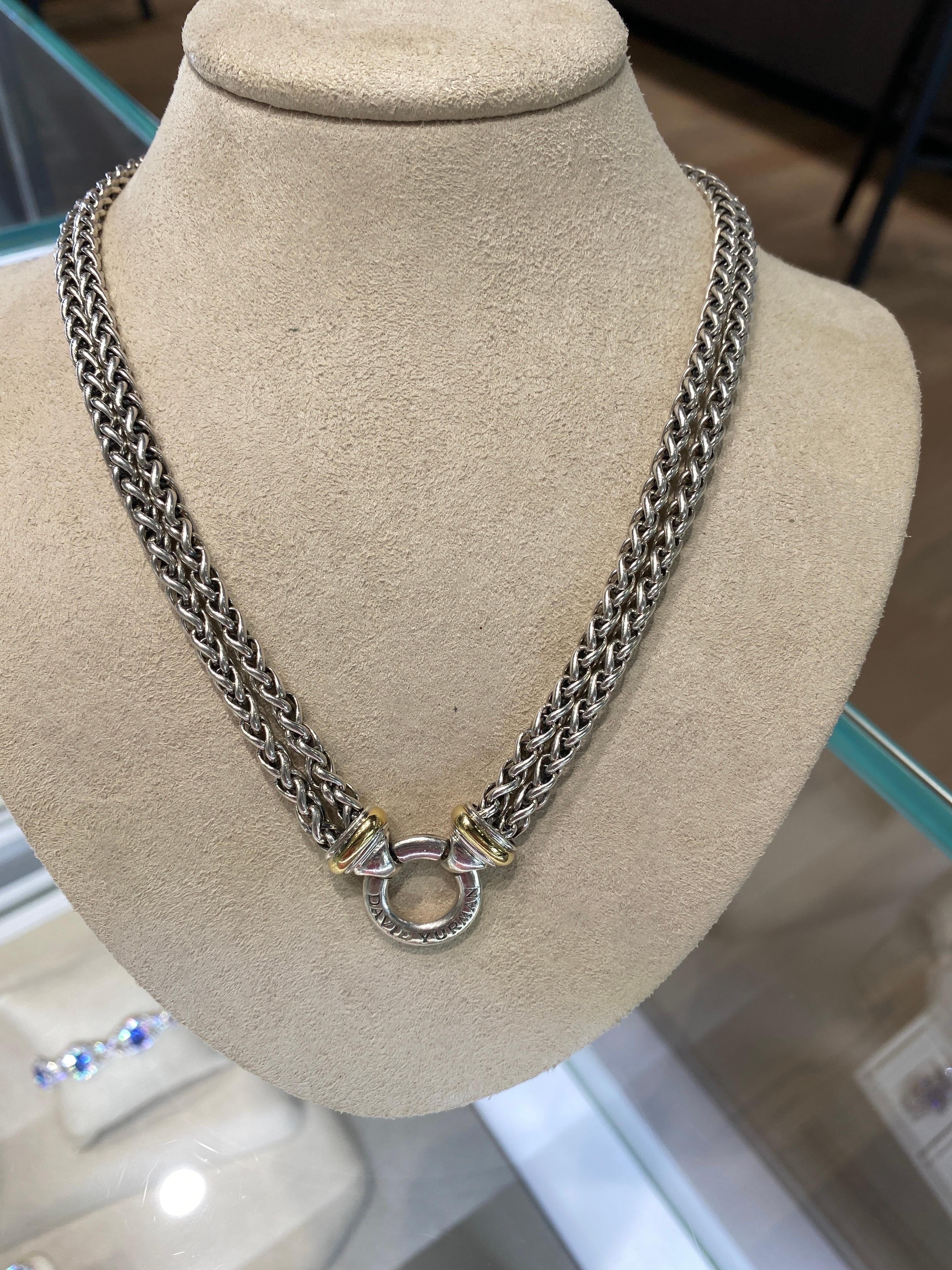 david yurman double wheat chain necklace