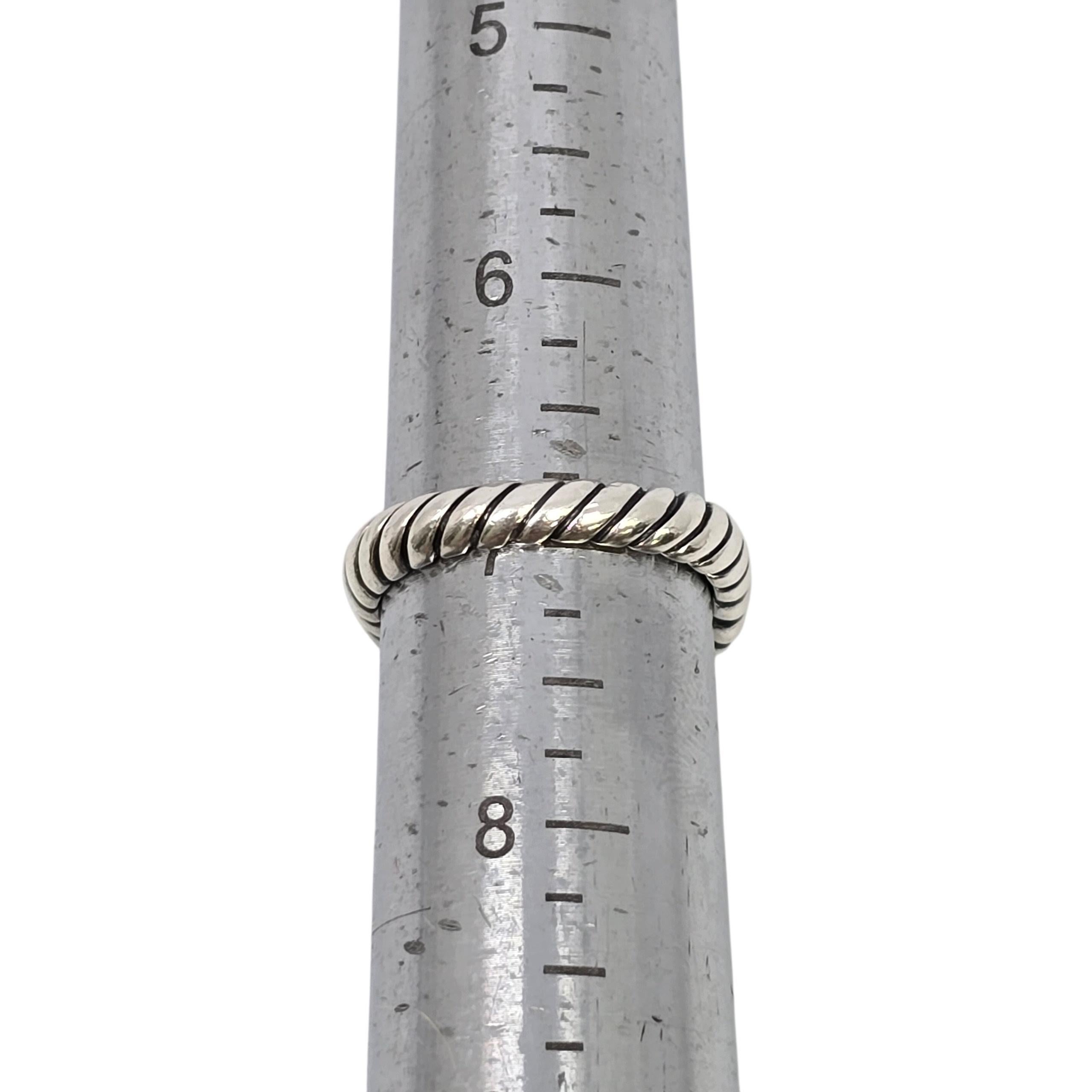 David Yurman Anillo Noblesse de cuarzo ahumado de plata de ley y oro de 18 quilates Talla 7 nº 24094 en venta 4