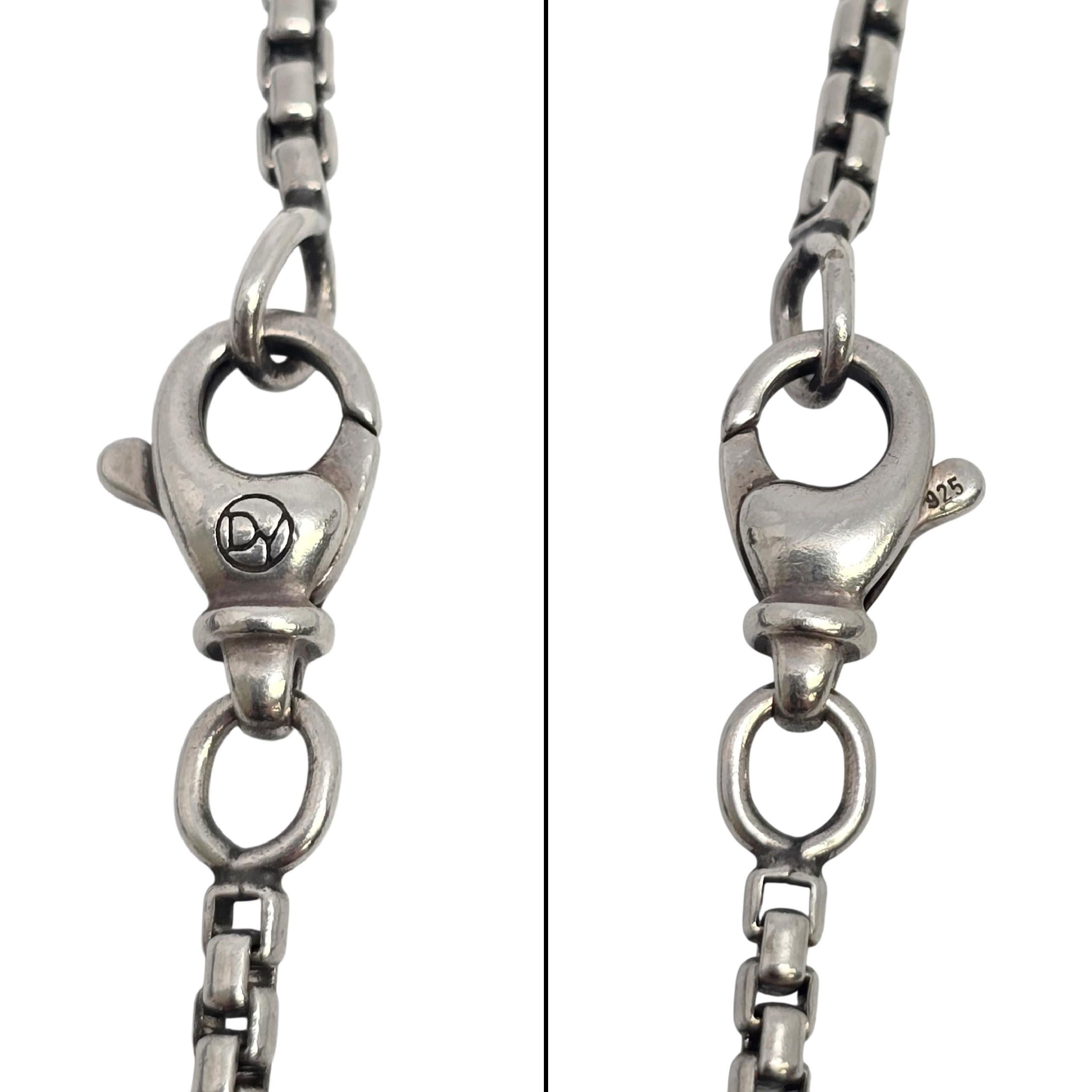 David Yurman - Collana Streamline con intarsio di pietersite in argento sterling da 35 mm 22276 in vendita 3