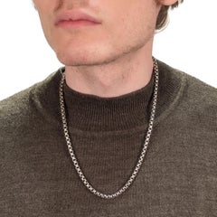 David Yurman Sterling Silver 5.2mm Box Chain Necklace