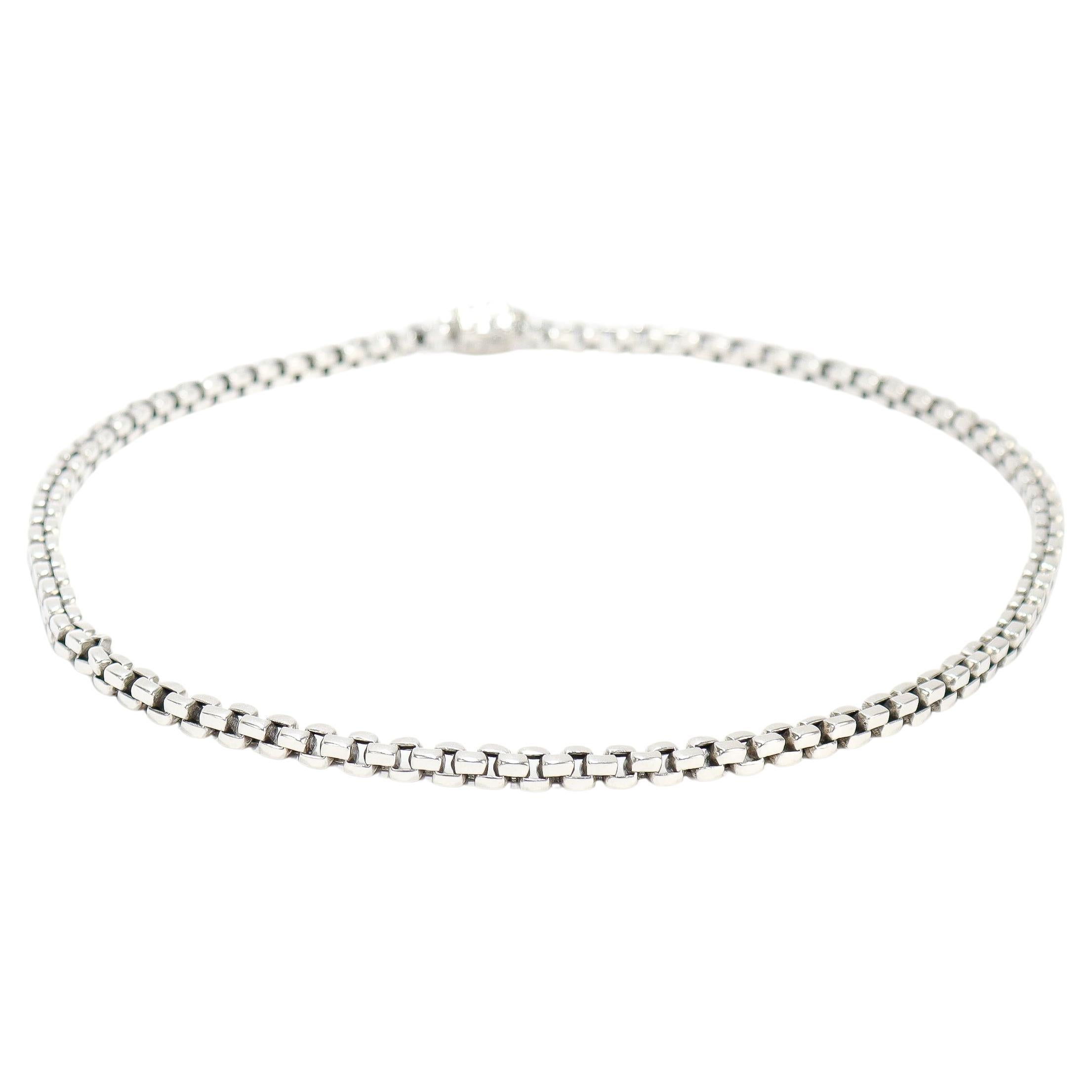 David Yurman Sterling Silver 5.2mm Box Chain Necklace