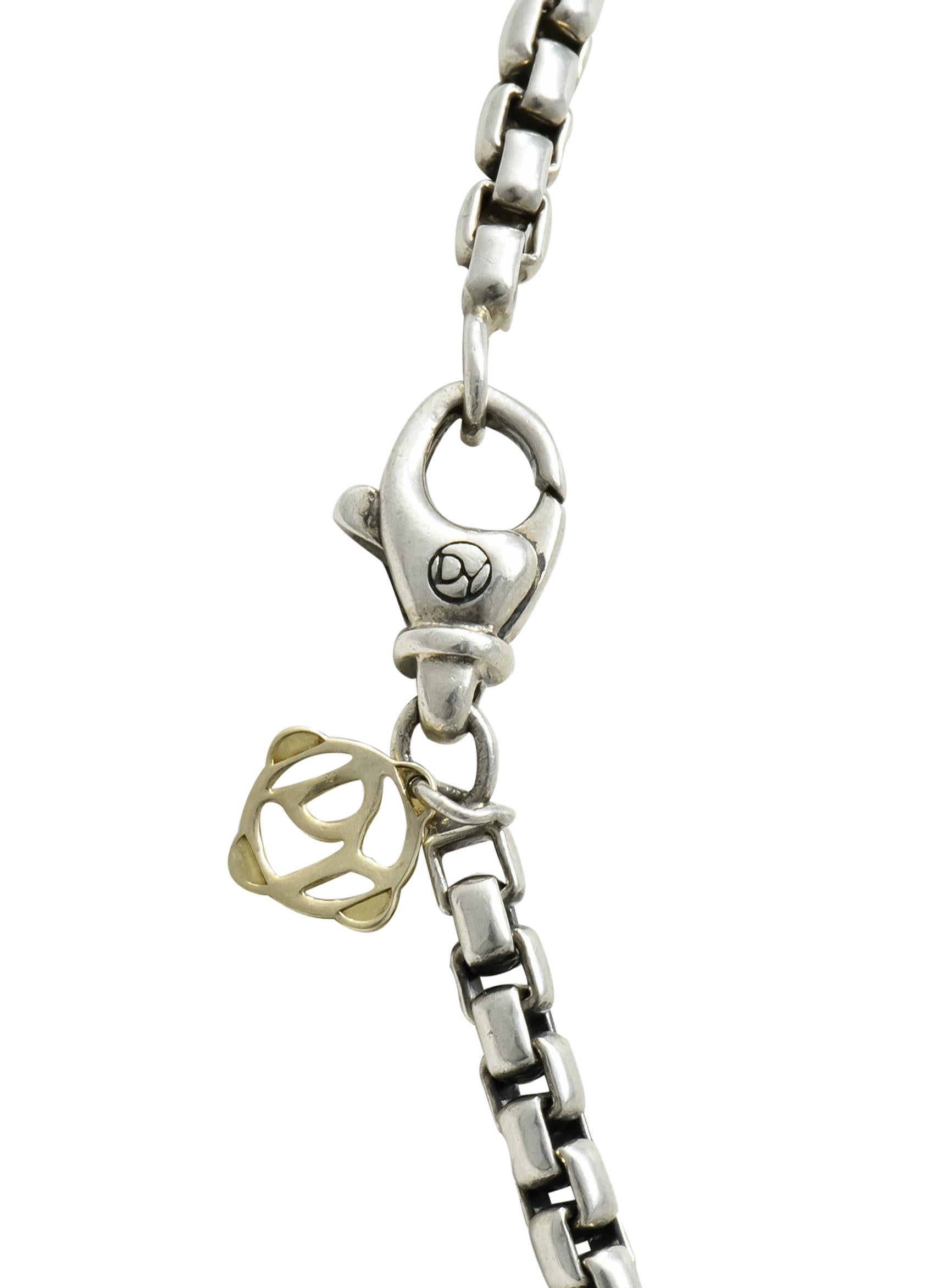 Women's or Men's David Yurman Sterling Silver 60 Inch Box Chain Necklace