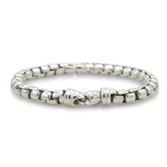 David Yurman Sterling Silver 9" Box Chain Bracelet