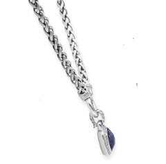 David Yurman Sterling Silver Albion Black Orchid Diamond Necklace