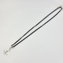 David Yurman Sterling Silver Anchor Necklace