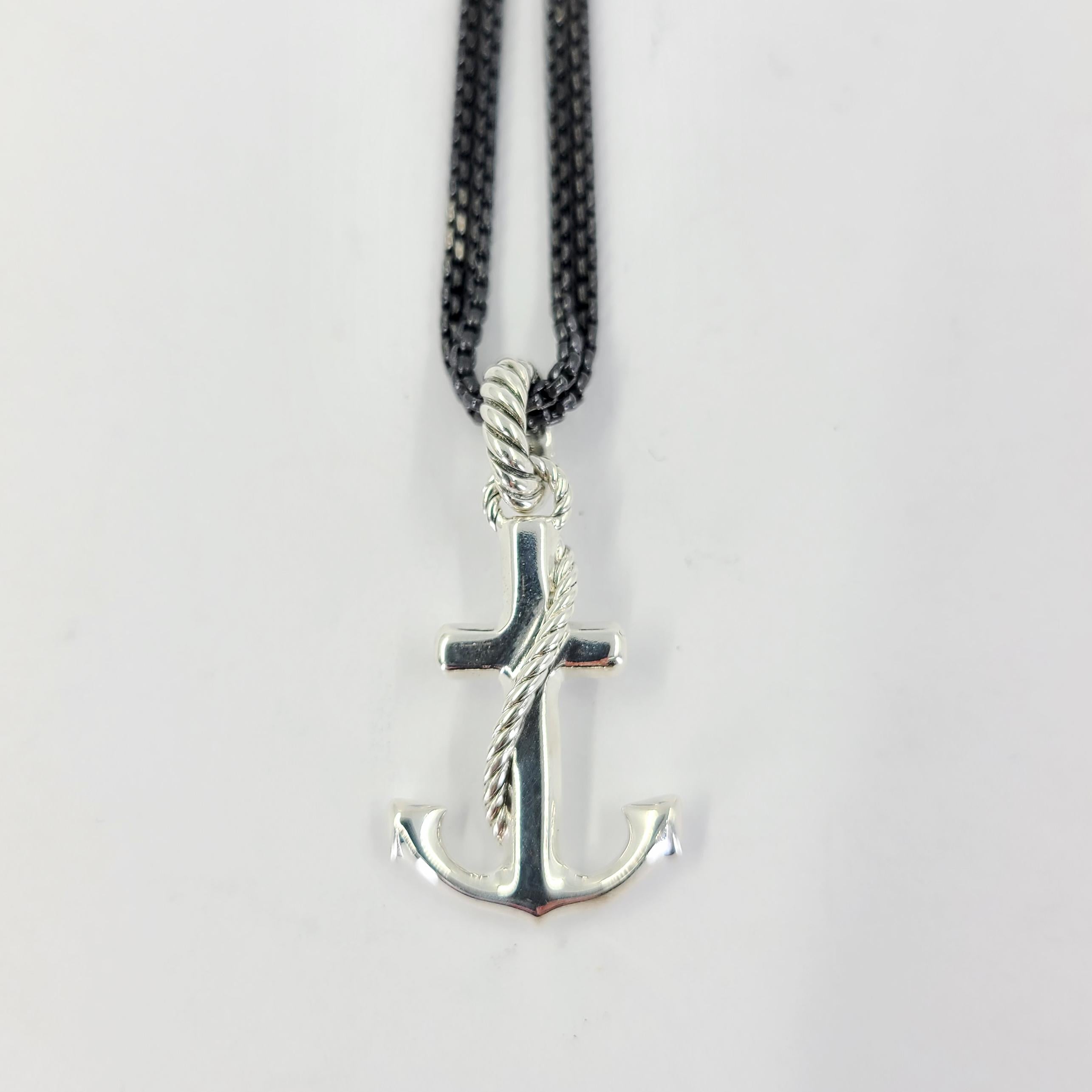 David Yurman Sterling Silver Anchor 