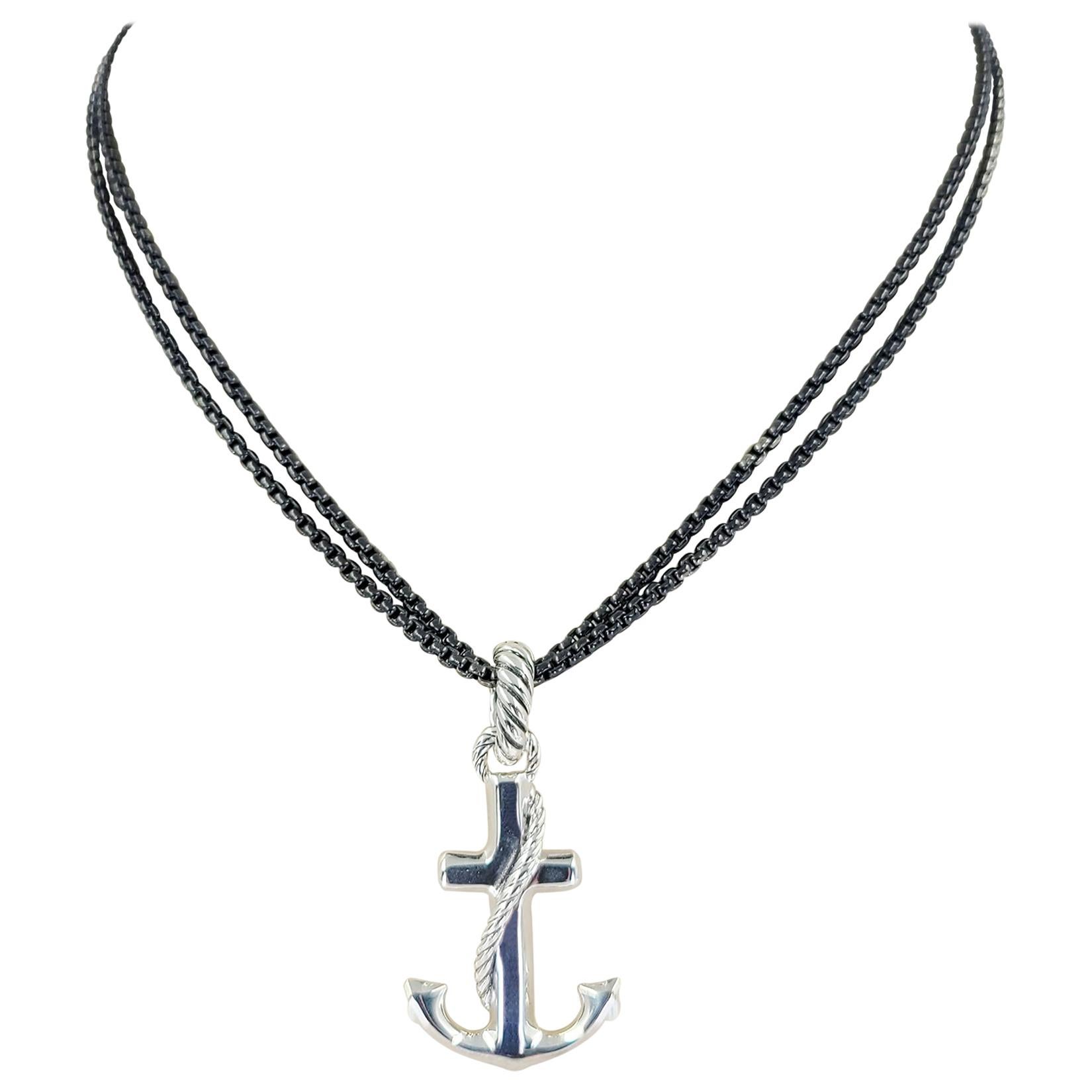 David Yurman Sterling Silver Anchor 