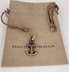 David yurman Sterling Silver Anchor Pendant Charm