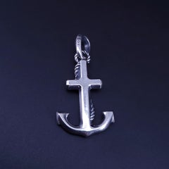 David yurman Sterling Silver Anchor Pendant Charm