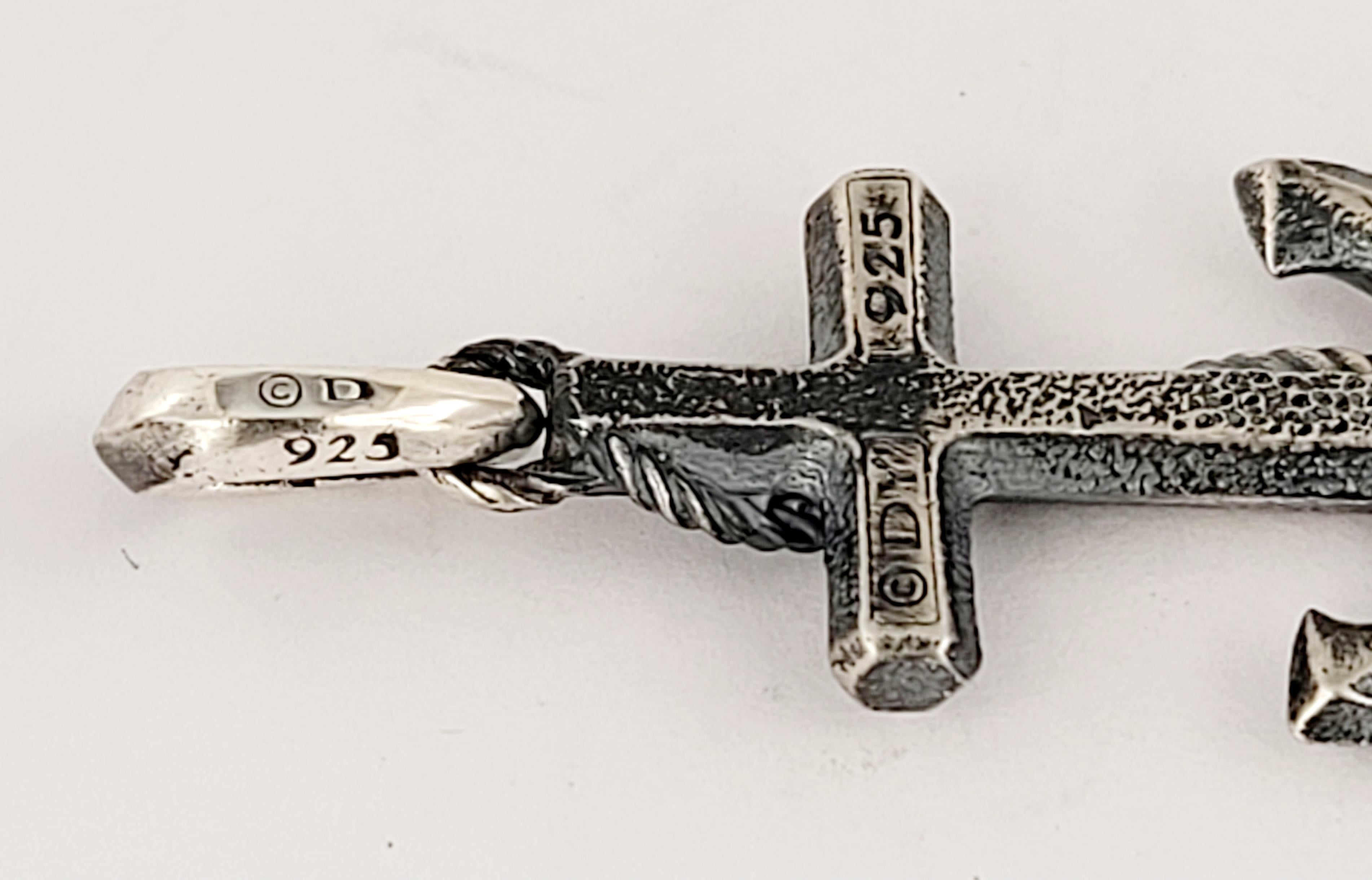 David Yurman - Ciondolo con ancora in argento sterling - A. Silver In condizioni Nuovo in vendita a New York, NY
