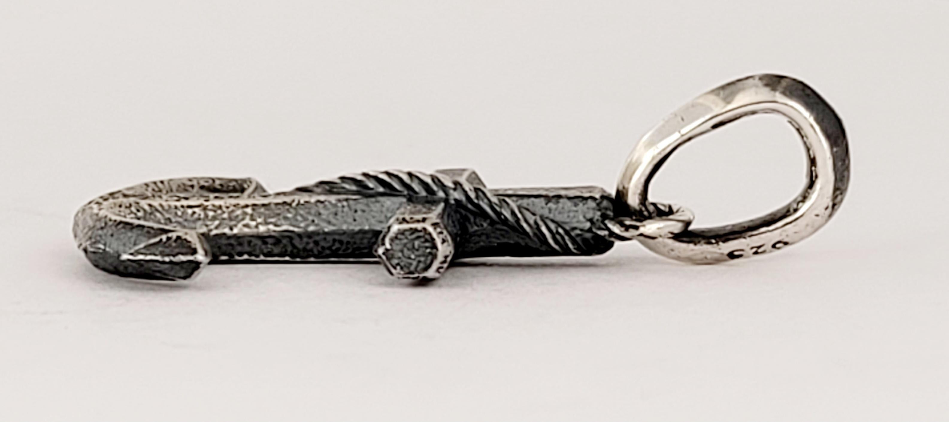 Uomo David Yurman - Ciondolo con ancora in argento sterling - A. Silver in vendita