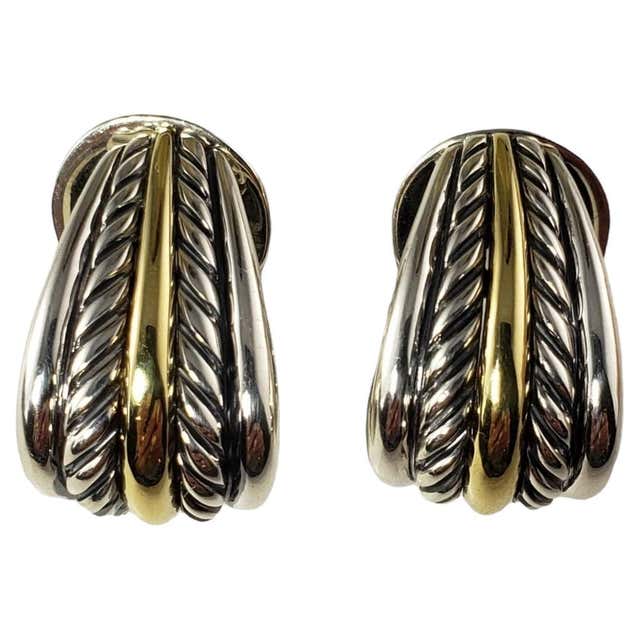 David Yurman Sterling Silver and 18K Yellow Gold Ring Size 6 #15399 For ...